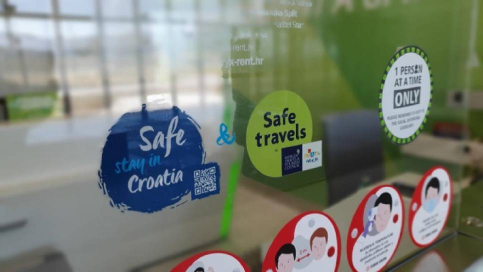 ORYX Rent a car werden die Label Safe Travels und Safe Stay in Croatia verliehen